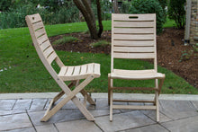 Load image into Gallery viewer, Isabella Eucalyptus Wash Folding Armless Chair, 2 pk