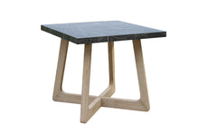 Load image into Gallery viewer, Isabella Square White Marble Sintered Stone Accent Table
