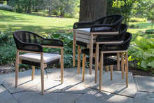 Load image into Gallery viewer, Isabella Eucalyptus & Black Rope Dining Chair (2 pk)