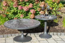 Load image into Gallery viewer, Vienna Orobico Sintered Stone & Aluminum Round Coffee Table
