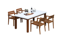 Load image into Gallery viewer, Eucalyptus Stacking Dining Chairs with Matching Table