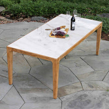 Load image into Gallery viewer, Lucienne Teak & Sintered Stone Dining Table