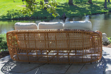 Load image into Gallery viewer, Marina Vineyard Wicker Sofa with Sunbrella Cushions