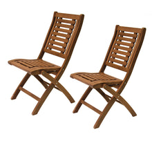 Load image into Gallery viewer, Mirabella Wood Folding Side Chair, 2pk