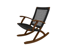 Load image into Gallery viewer, Eucalyptus and Rope Rocking Chair