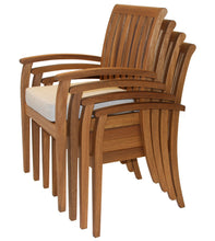 Load image into Gallery viewer, Mirabella Lux Stacking Armchair w Cushion, 4pk