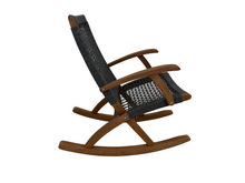 Load image into Gallery viewer, Eucalyptus and Rope Rocking Chair