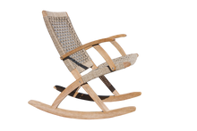 Load image into Gallery viewer, Eucalyptus and Rope Rocking Chair