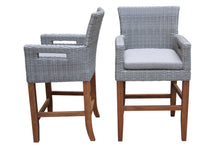 Load image into Gallery viewer, Mirabella Balcony Height Wicker Chair w Cushion, 2pk