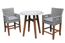 Load image into Gallery viewer, Mirabella Balcony Height Wicker Chair w Cushion, 2pk with Matching Table