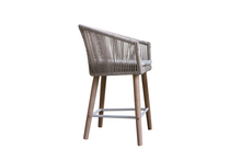 Load image into Gallery viewer, Isabella Nautical Rope Balcony Height Dining Chair