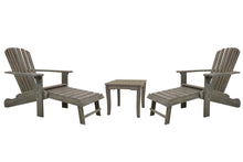 Load image into Gallery viewer, Eucalyptus Adirondack w/ Built-in Ottoman and Matching Table