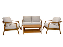 Load image into Gallery viewer, Mirabella Modern 4pc Seating Group w Coffee Table