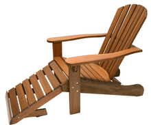 Load image into Gallery viewer, Eucalyptus Adirondack w/ Built-in Ottoman