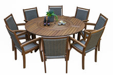 Load image into Gallery viewer, Eucalyptus Stacking Armchair with Matching Table