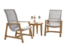 Load image into Gallery viewer, Lucienne Coastal Rope & Teak Lounger, 2pk