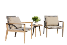 Load image into Gallery viewer, Isabella 20" Dia. Accent Table with Matching Chairs