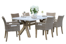 Load image into Gallery viewer, Isabella Wheat Wicker Dining Chairs with Matching Table