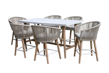 Load image into Gallery viewer, Isabella Ivory Composite Balcony Height Dining Set