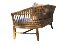 Load image into Gallery viewer, Lucienne Tropical Teak & Wicker Sofa