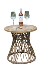 Load image into Gallery viewer, Lucienne Tropical Teak & Wicker Accent Table