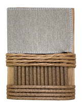 Load image into Gallery viewer, Lucienne Teak & Wicker Basket Lounger Materials
