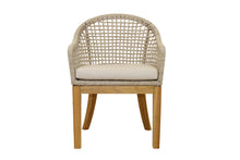 Load image into Gallery viewer, Lucienne Coastal Rope & Teak Armchair with Sunbrella Cushion