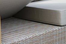 Load image into Gallery viewer, Lucienne Teak & Ash Wicker Sofa with Sunbrella