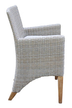 Load image into Gallery viewer, Lucienne Teak & Wicker Balcony Height Armchair with Sunbrella Cushions