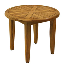 Load image into Gallery viewer, Lucienne 24" Diameter Teak Lounging Table