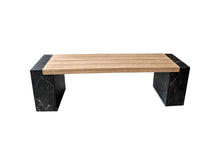 Load image into Gallery viewer, Isabella Eucalyptus &amp; Marble Composite Dining Bench
