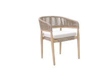 Load image into Gallery viewer, Isabella Eucalyptus &amp; Beige Cable Wicker Dining Chair (2 pk)
