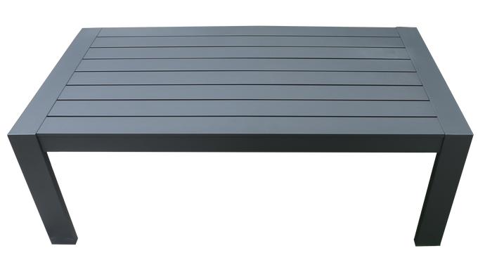 Vienna Black Aluminum Coffee Table