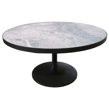 Load image into Gallery viewer, Vienna Orobico Sintered Stone &amp; Aluminum Round Coffee Table
