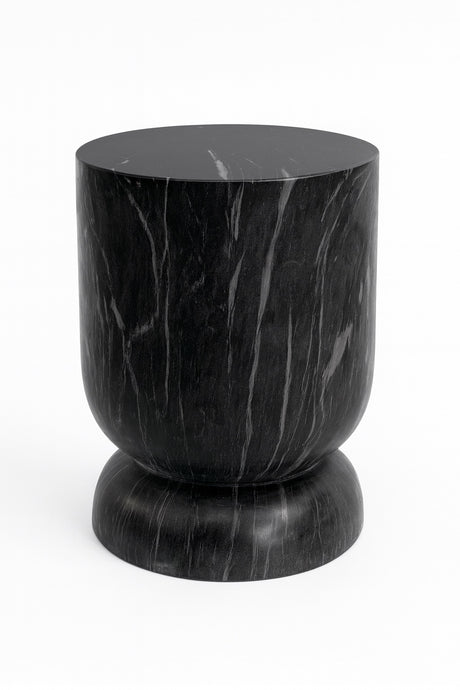 Round Concrete Accent Table