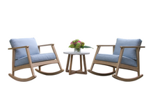 Load image into Gallery viewer, Isabella Rocking Chair with Blue Cushion
