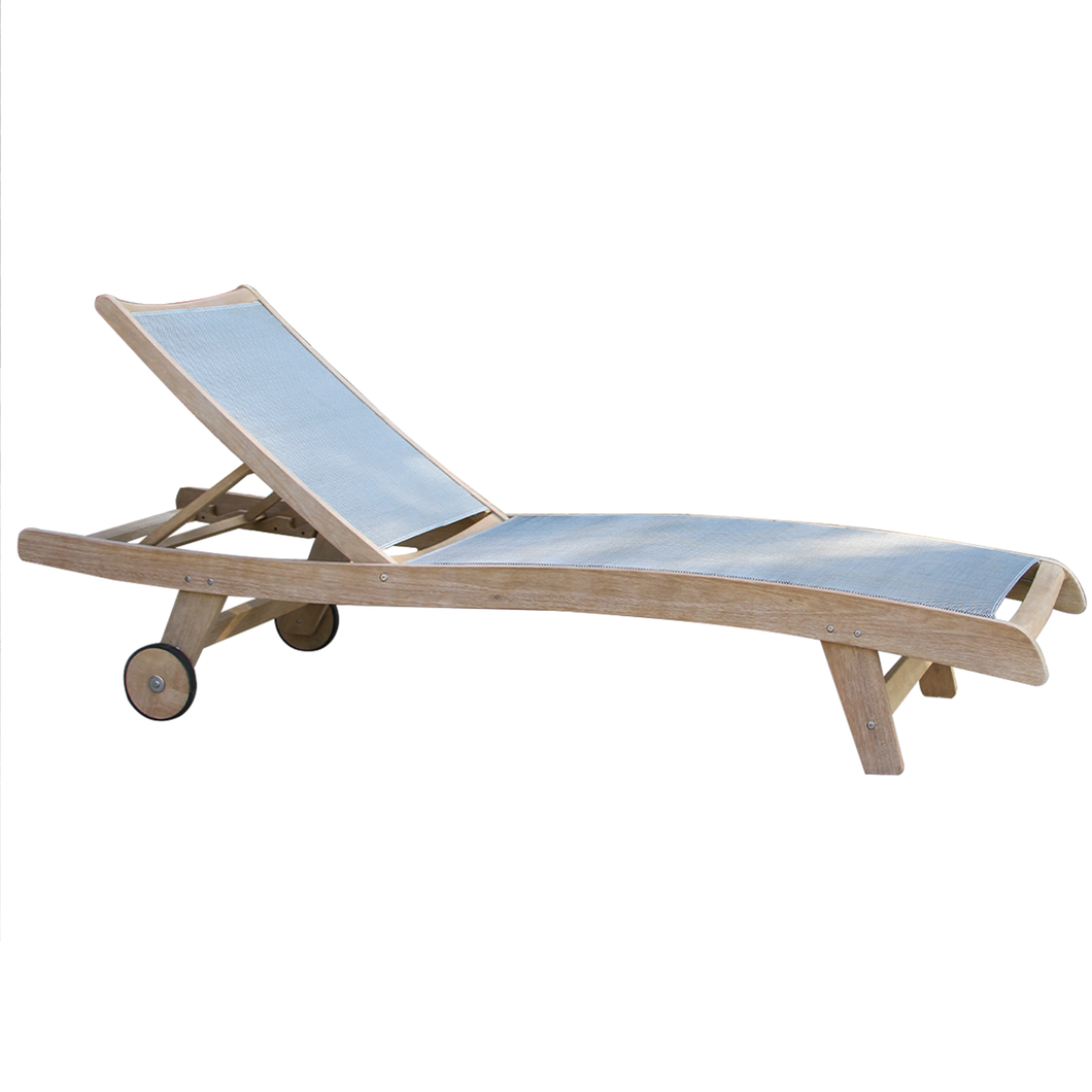Isabella Eucalyptus & Sling Chaise Lounger