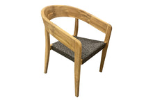 Load image into Gallery viewer, Lucienne Teak &amp; Cable Wicker Stacking Dining Chair, 2 pk
