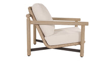 Load image into Gallery viewer, Lucienne Teak Armchair with Acrylic Fabric
