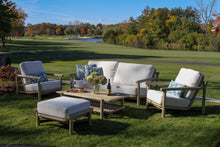 Load image into Gallery viewer, Outdoor furniture set on a grassy area with a scenic background
