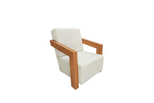 Load image into Gallery viewer, Lucienne Teak &amp; Quick Dry Armchair with Olefin Fabric
