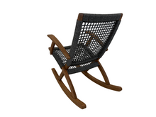 Load image into Gallery viewer, Eucalyptus and Rope Rocking Chair
