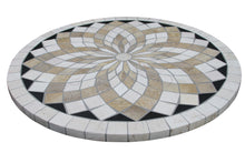Load image into Gallery viewer, Mirabella 34&quot; Mosaic Spanish Marble Balcony Height Table
