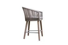 Load image into Gallery viewer, Isabella Nautical Rope Balcony Height Dining Chair
