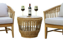Load image into Gallery viewer, Lucienne Tropical Teak &amp; Wicker Storage Table
