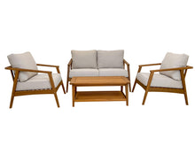 Load image into Gallery viewer, Mirabella Modern 4pc Seating Group w Coffee Table
