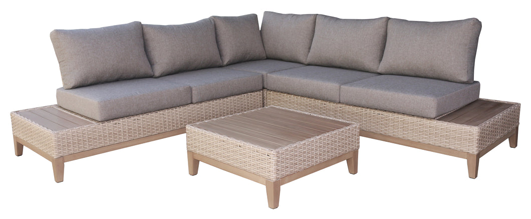 Alannah 3pc. Modern Sectional with Coffee Table