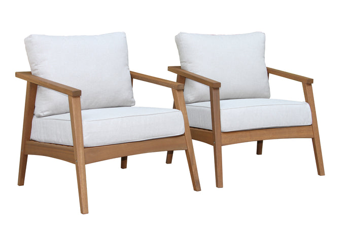Mirabella Modern Armchairs, 2pk