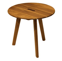Load image into Gallery viewer, Lucienne 20&quot; Dia. Teak Accent Table
