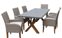 Load image into Gallery viewer, Lucienne 7 pc. Teak &amp; Composite Dining Set
